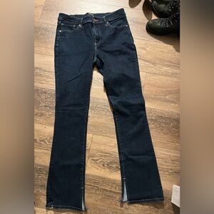 Express skyscraper mid rise skinny jeans